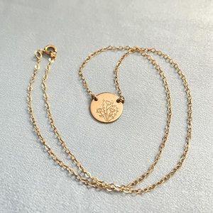 Made By Mary Floral Bouquet Necklace